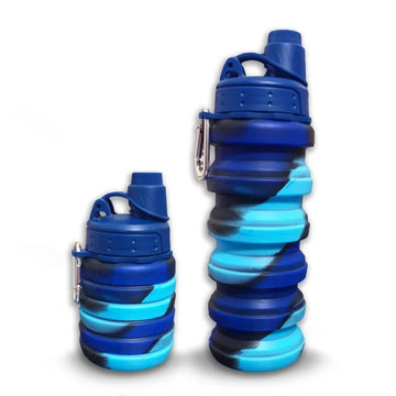 500ml Foldable Silicone Water Bottle – Portable Sports & Outdoor Cup